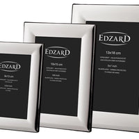 Bilderrahmen Gela (13x18 cm), edel versilbert, anlaufgeschützt, 2 Aufhänger