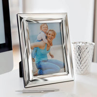 Bilderrahmen Gela (13x18 cm), edel versilbert, anlaufgeschützt, 2 Aufhänger