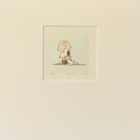 Peanuts Radierung / Snoopy / Charlie Brown