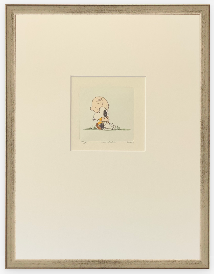 Peanuts Radierung / Snoopy / Charlie Brown