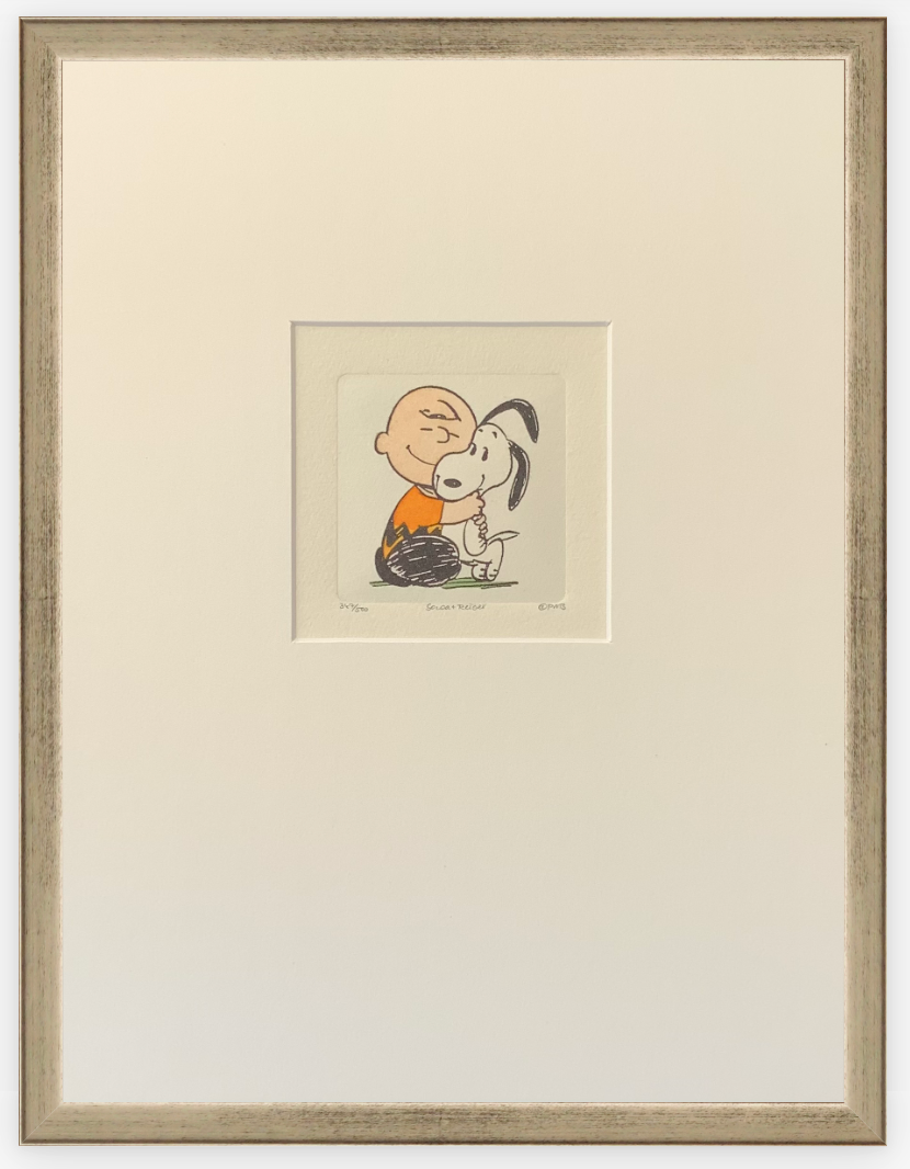 Peanuts Radierung / Snoopy / Charlie Brown