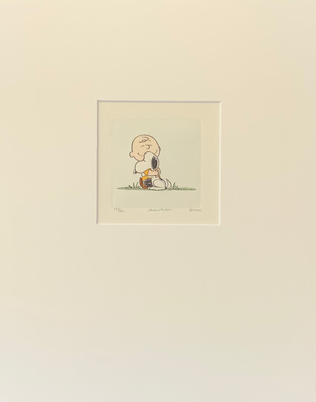 Peanuts Radierung / Snoopy / Charlie Brown