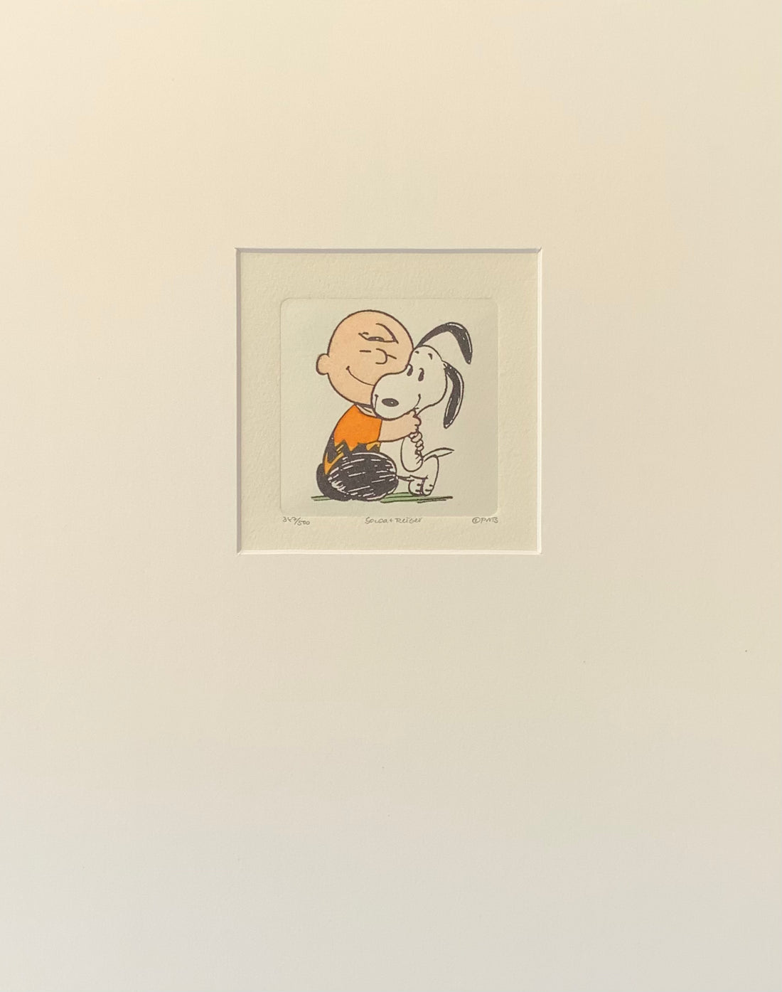 Peanuts Radierung / Snoopy / Charlie Brown