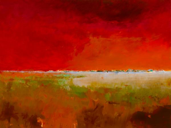 Jan Groenhart Incredibly Red / Leinwanddruck auf Keilrahmen