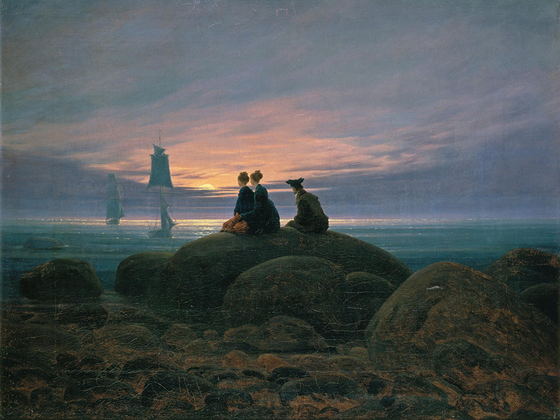 Friedrich, Caspar David Mondaufgang am Meer