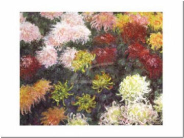 Claude Monet Massif de chrysantheme